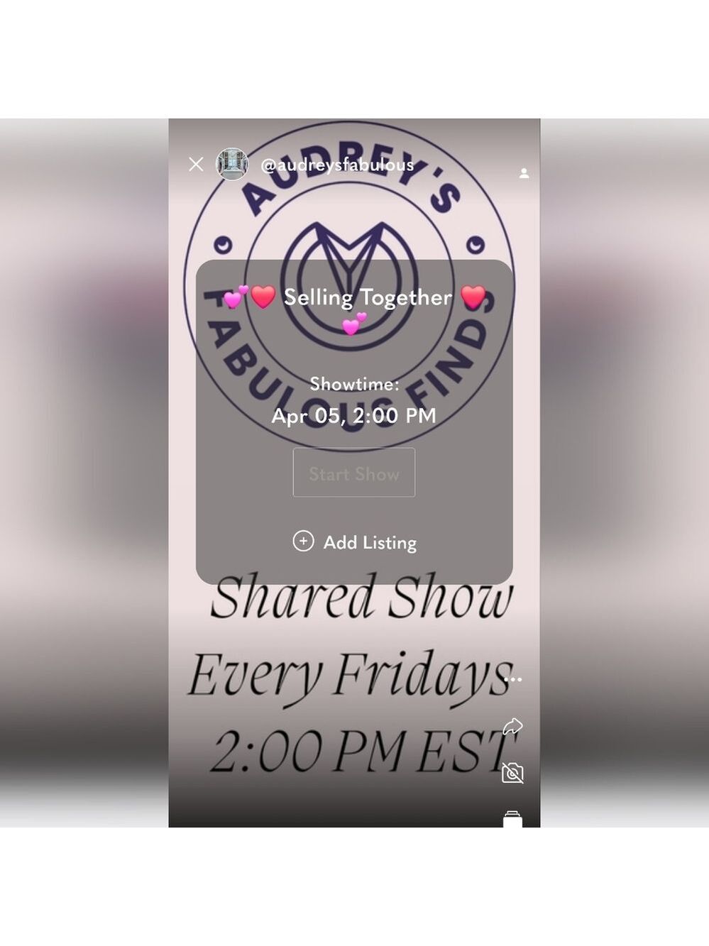 💞💞💞Let's Sell Together Fridays, 2:00pm EST💞💞💞